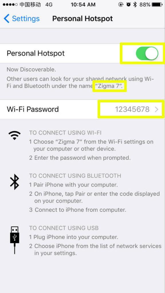 Как использовать точку доступа на Android iPhone и WinPhone?