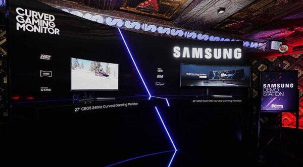 Samsung представляет изогнутый игровой монитор CR-G5 с частотой 240 Гц