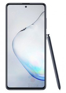 Рендеры Galaxy Note10 Lite показывают дисплей без закругления краев