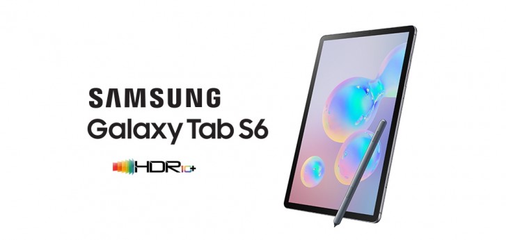 Samsung Galaxy Tab S6 - первый в мире планшет с сертифицированным дисплеем HDR10 +