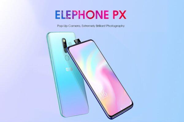 Elephone PX, стильный смартфон с всплывающей камерой по бюджетной цене