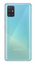Samsung Galaxy A51 в голубом