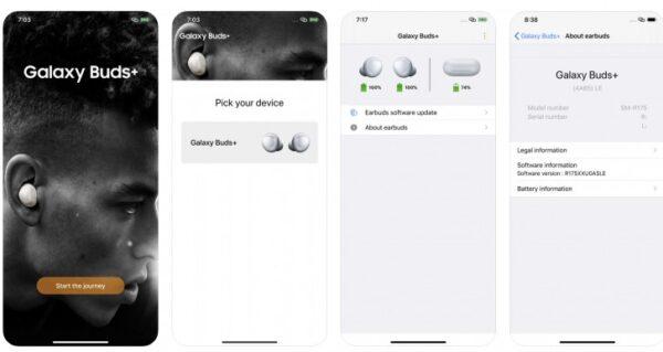 Приложение для Samsung Galaxy Buds + вышло в Apple App Store