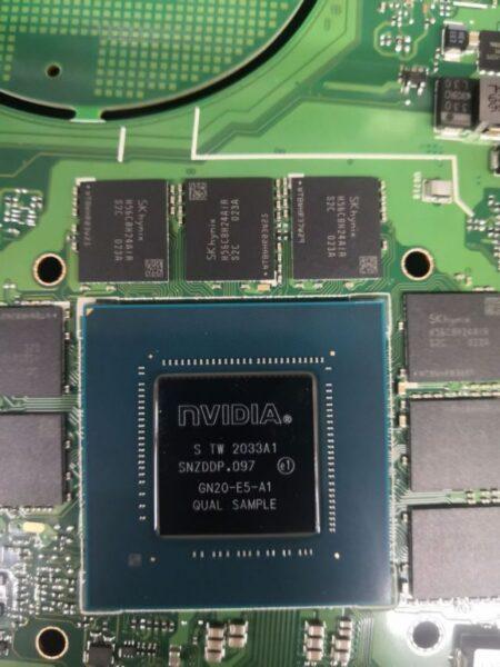 Обнаружен мобильный графический процессор NVIDIA RTX 3070: 5888 ядер и 8 ГБ памяти GDDR6