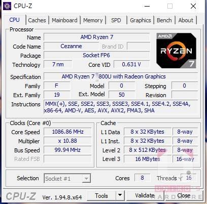 Утечка результатов тестов AMD Ryzen 7 5800U: планы с Core i7-10700K снизились